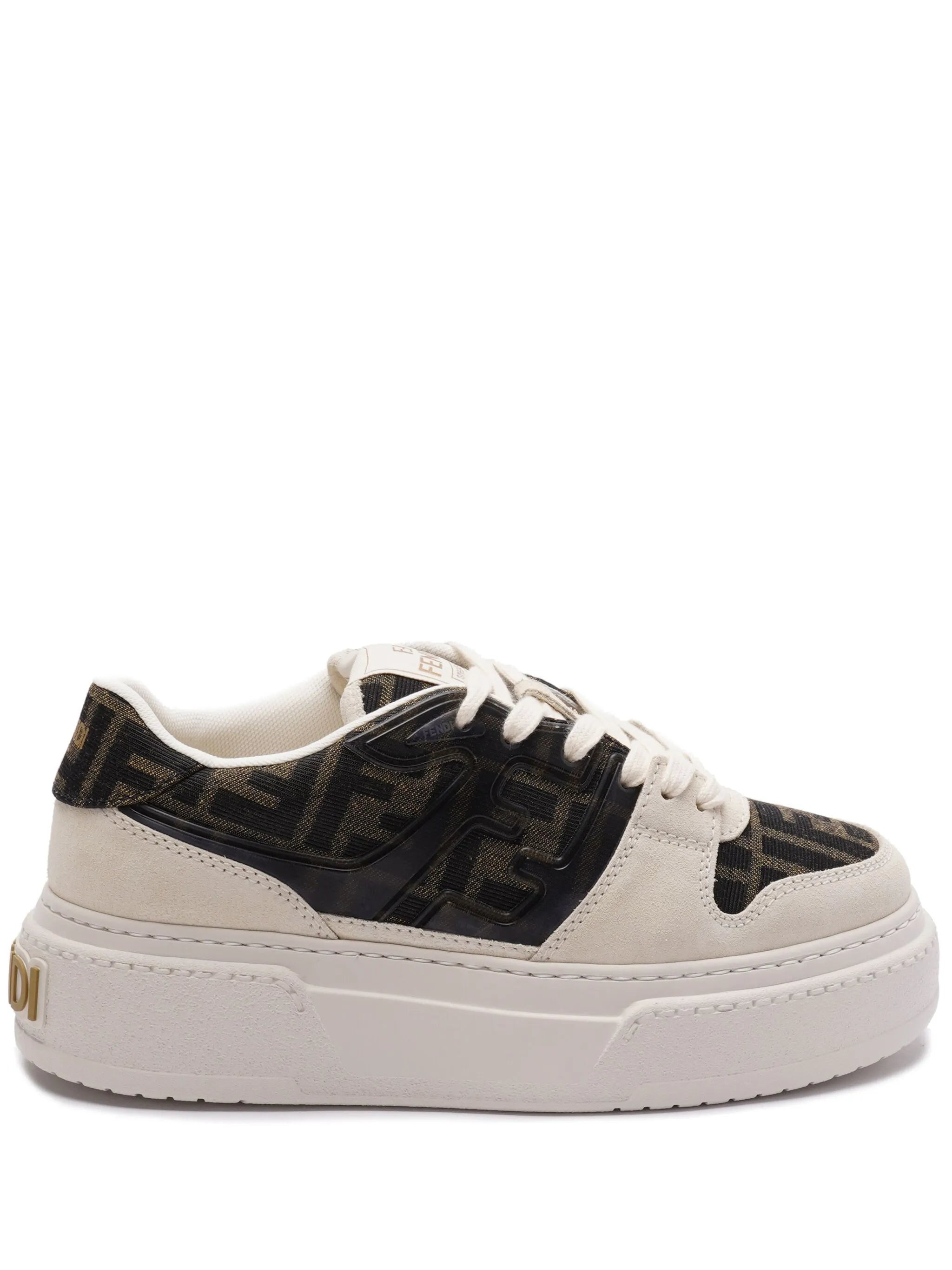 Fendi Zuca-motif Panelled Sneakers - 1