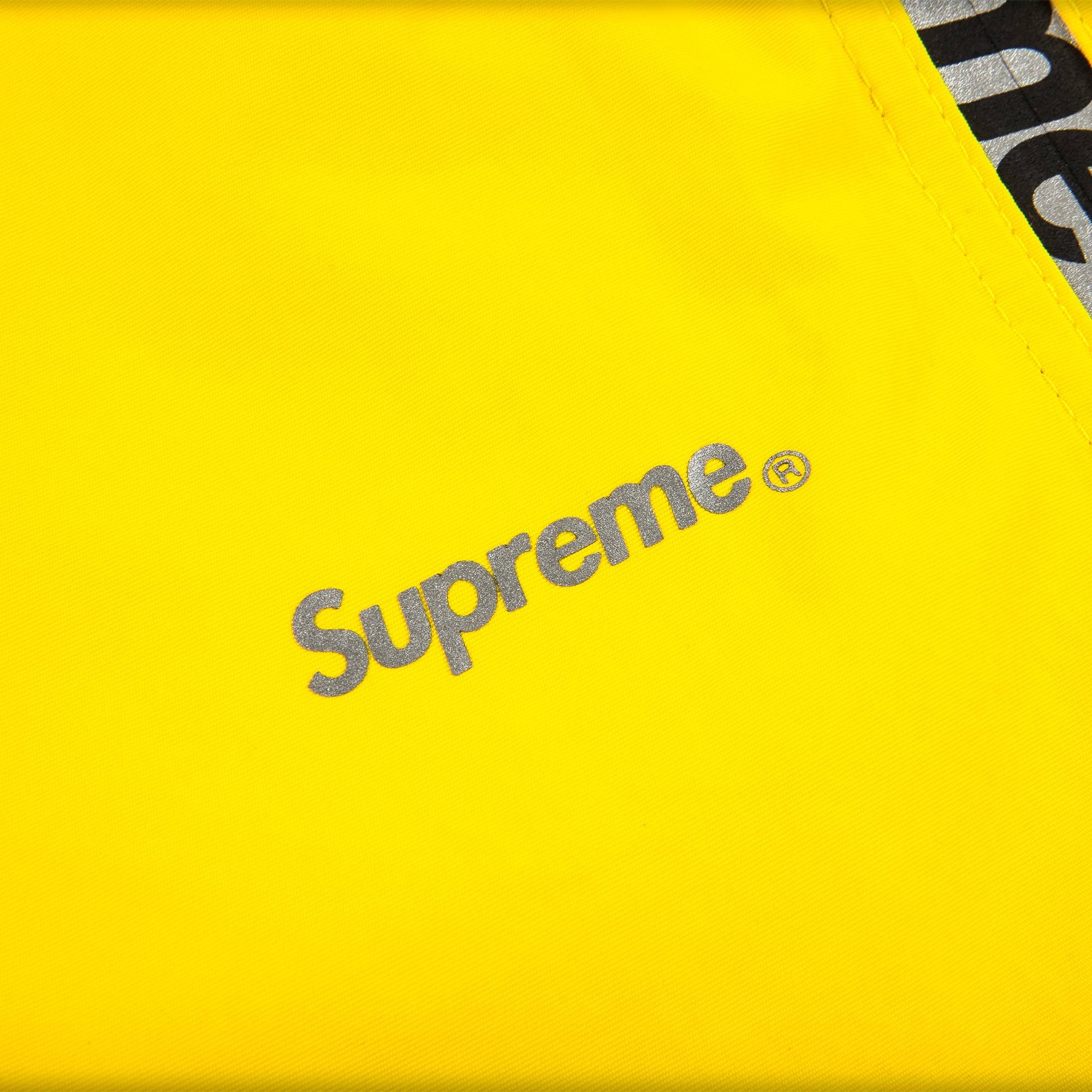 Supreme Reflective Zip Track Pant 'Yellow' - 3