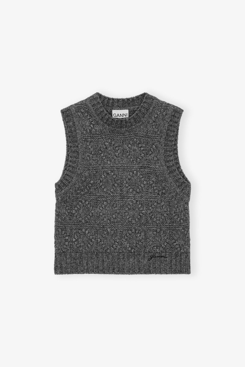 GREY KNIT VEST 1