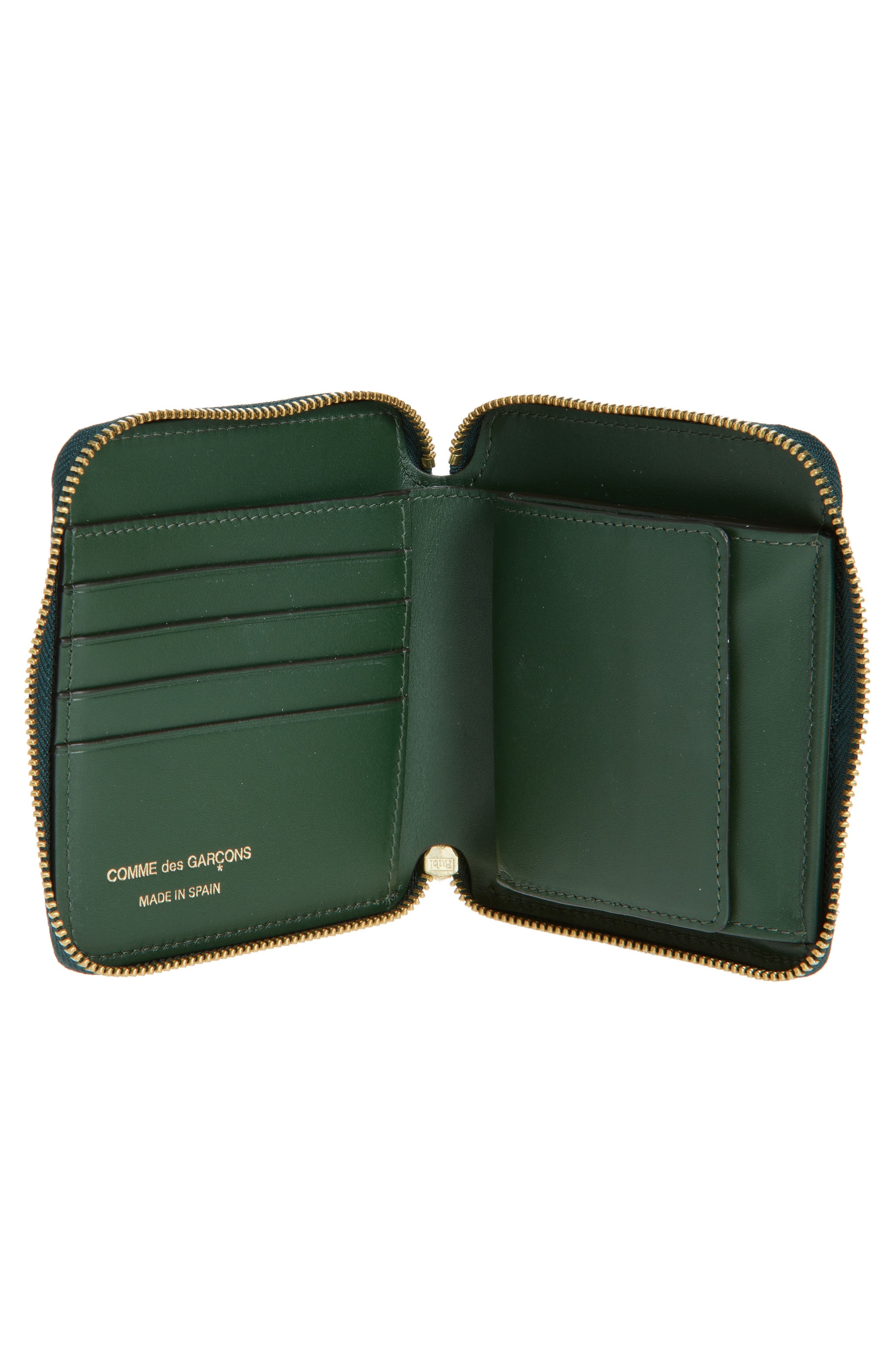 Comme des Garçons Wallets Classic Leather Wallet in Bottle Green at Nordstrom - 2