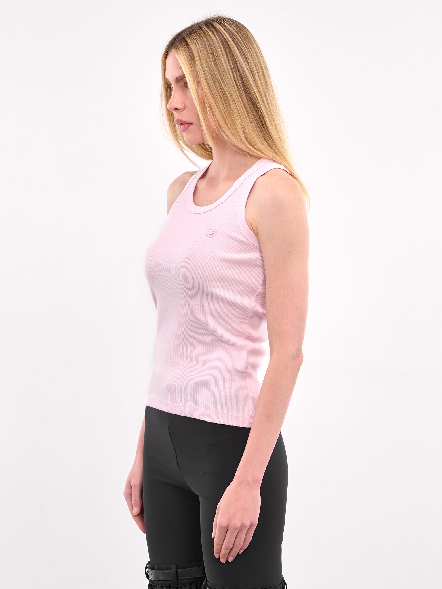 Rib-Knit Logo Tank - 2