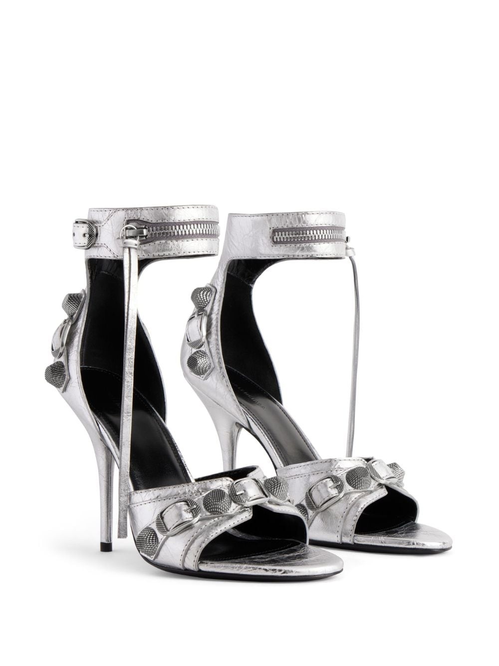 Cagole metallic-finish sandals - 2