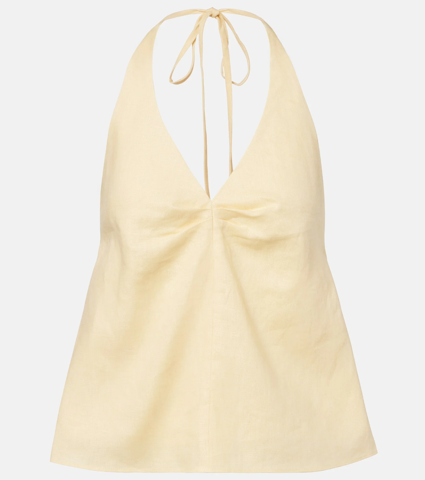 Corso halterneck linen top - 1