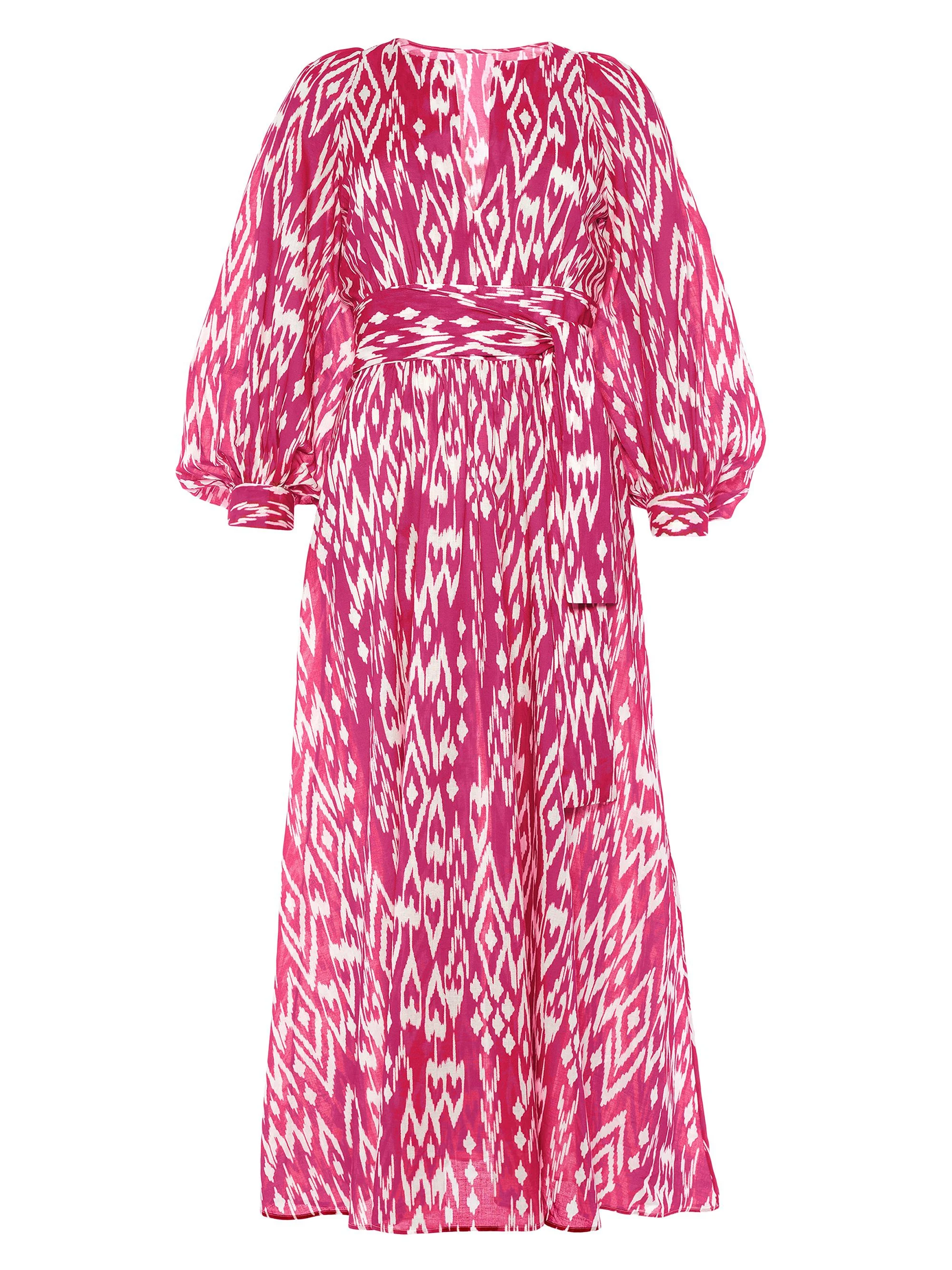 Women's Tornado Maxi Dress - Imprime Wind Sunset - 1