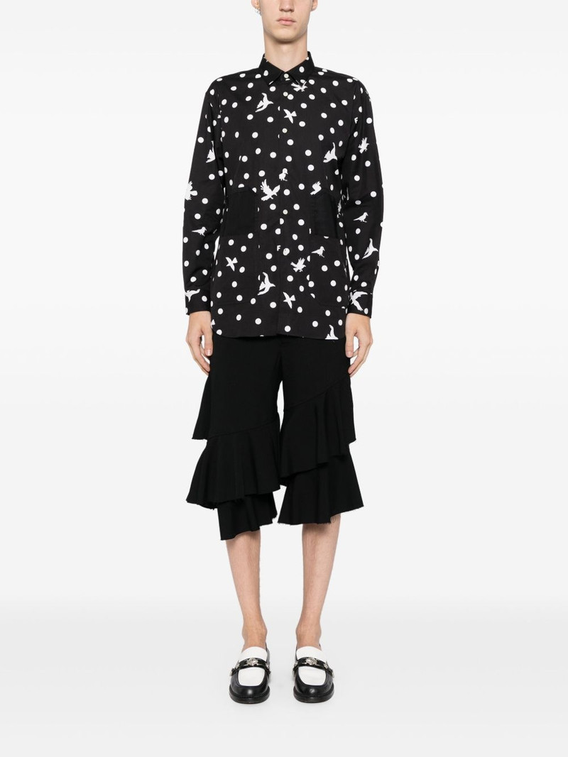 BLACK COMME des GARÇONS polka-dots shirt outlook