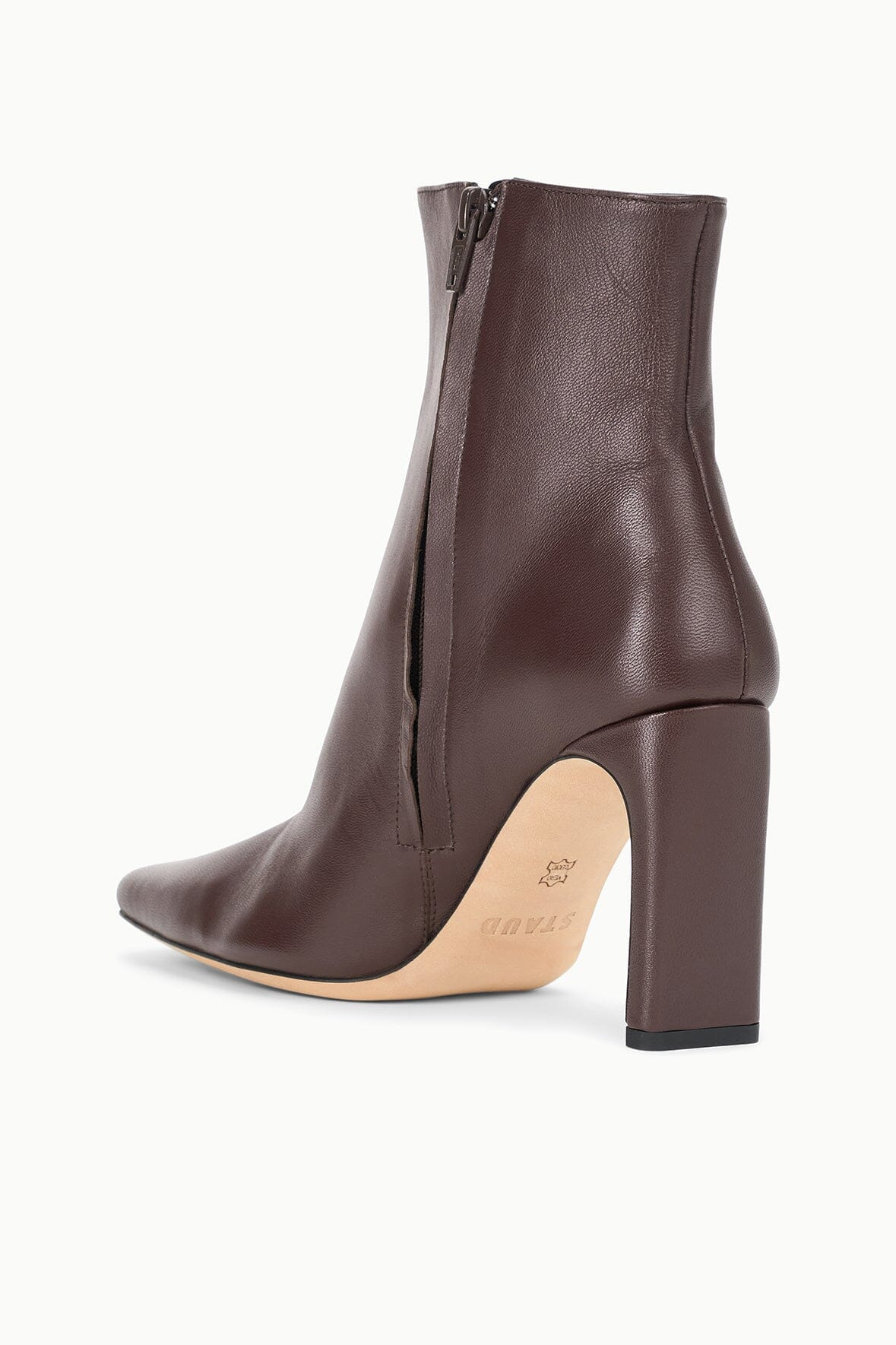 STAUD WALLY ANKLE HIGH HEEL BOOT ESPRESSO - 5
