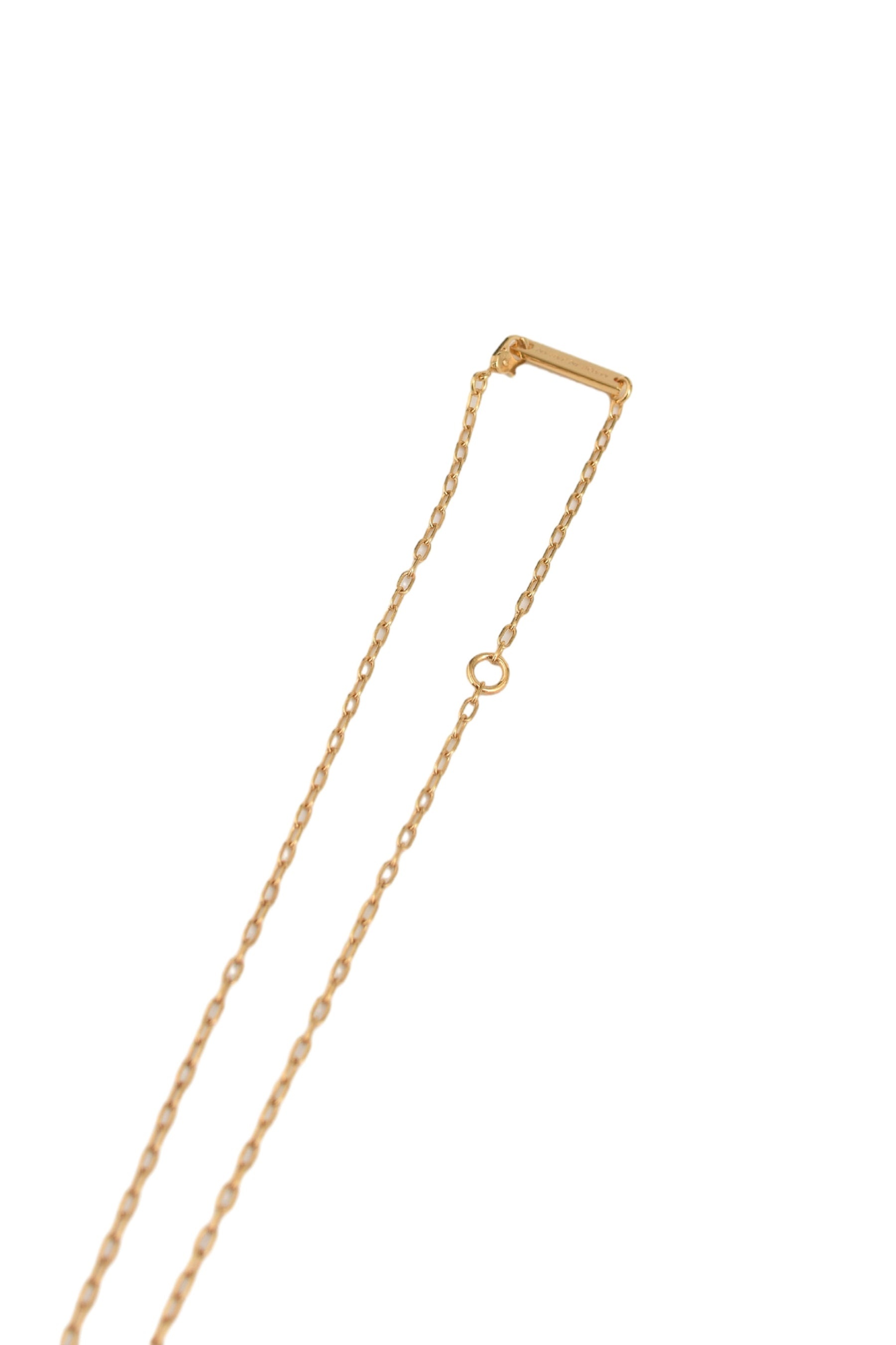 ROSE CHARM NECKLACE / GOLD - 5