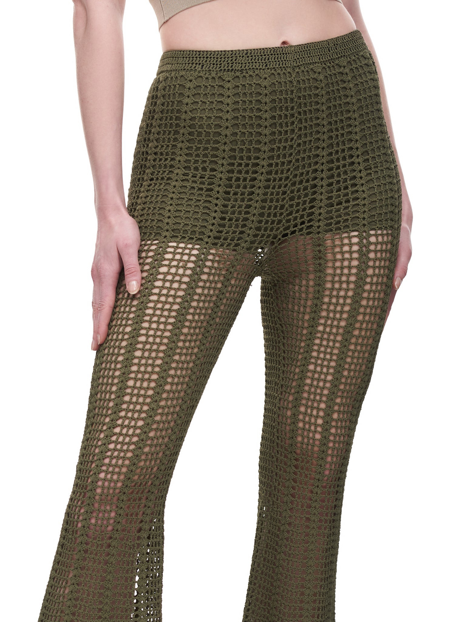 Open Crochet Trousers - 4