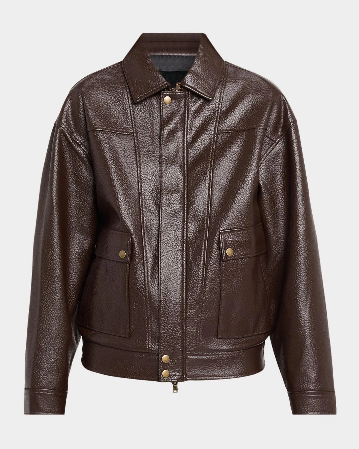 Ashland Faux Leather Jacket - 1