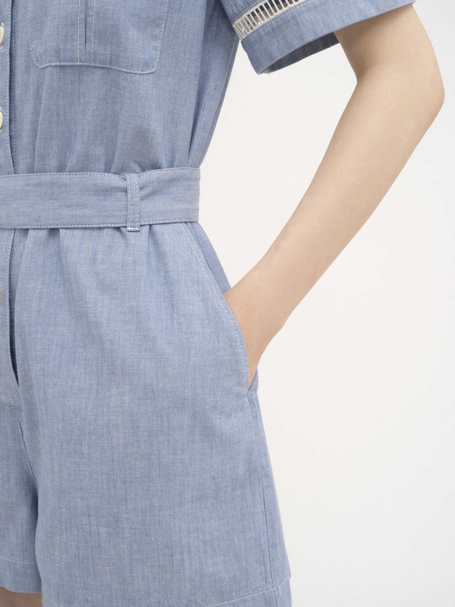 SHORT-SLEEVE JUMPSUIT - 6