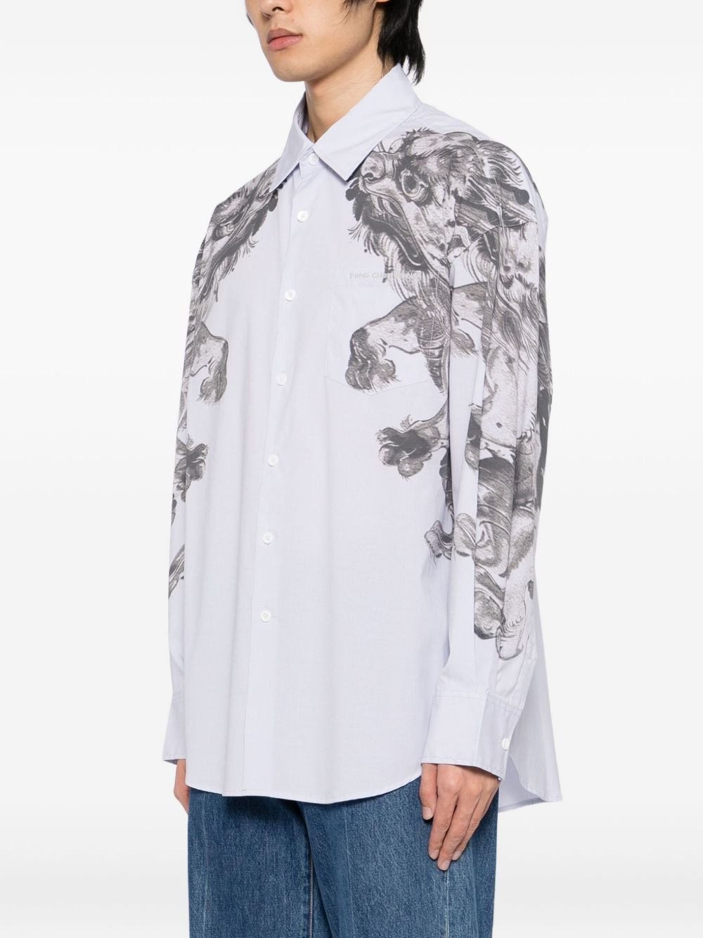 printed long-sleeves shirt - 3