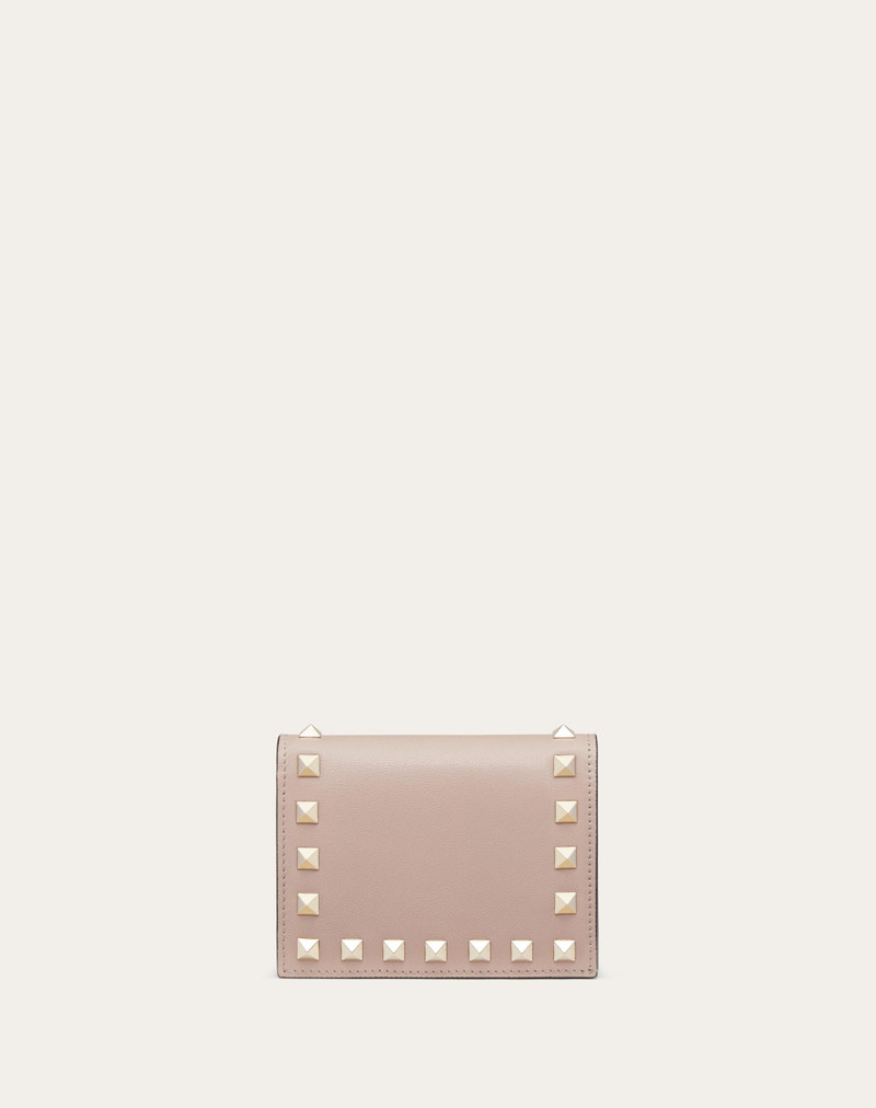 SMALL ROCKSTUD CALFSKIN WALLET 1