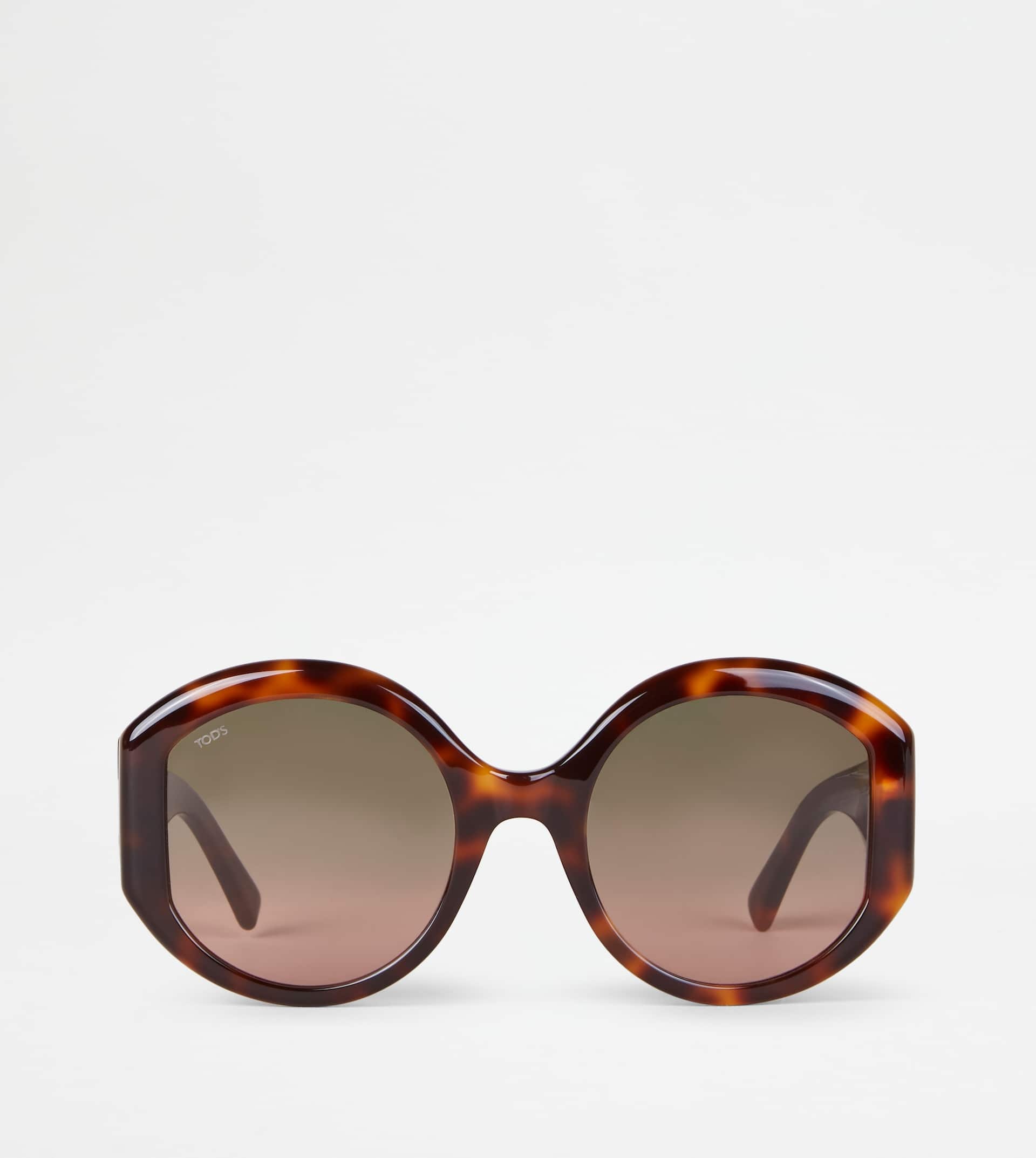 ROUND SUNGLASSES - BROWN - 1