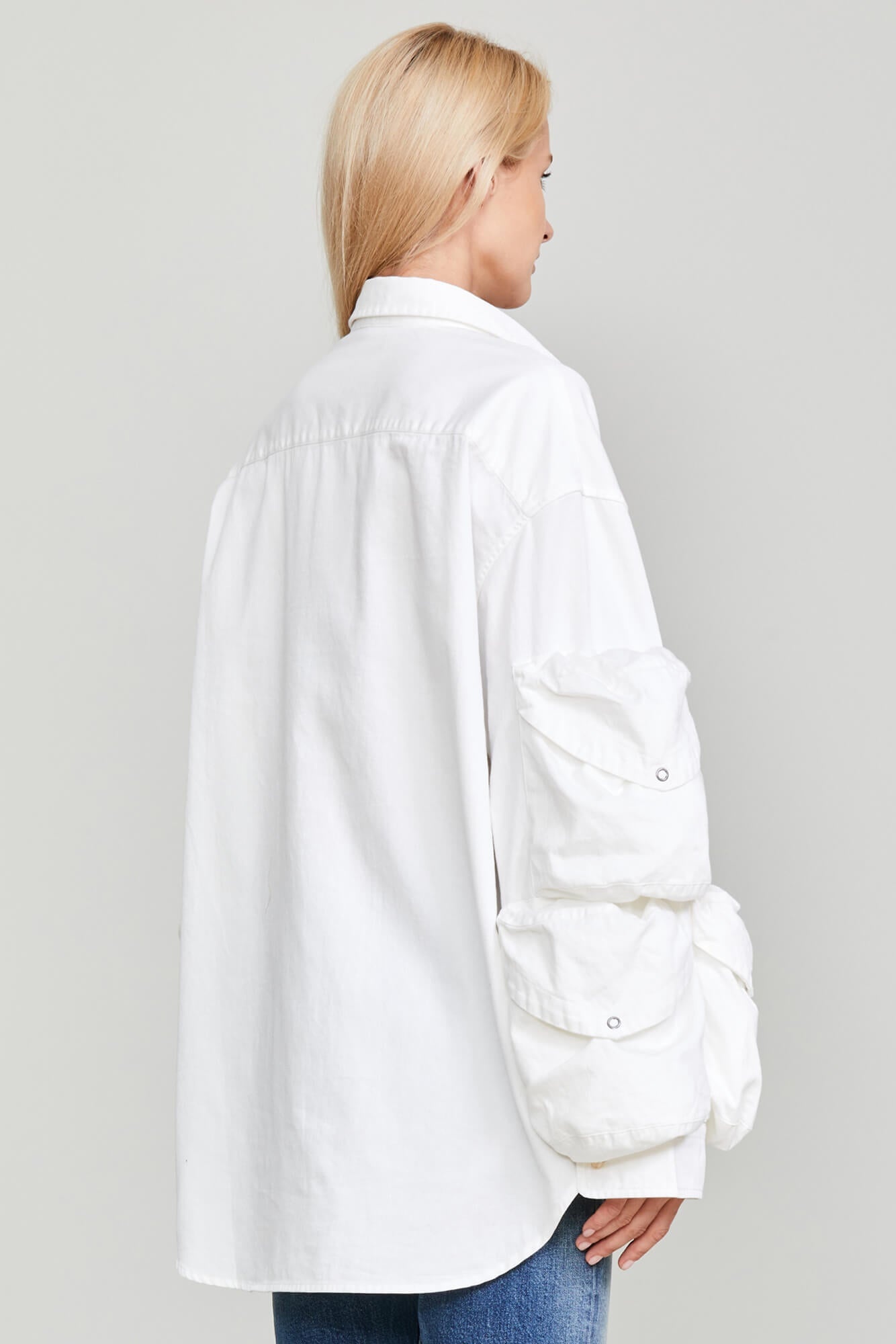 MULTIPOCKET BUTTON DOWN - WHITE - 3