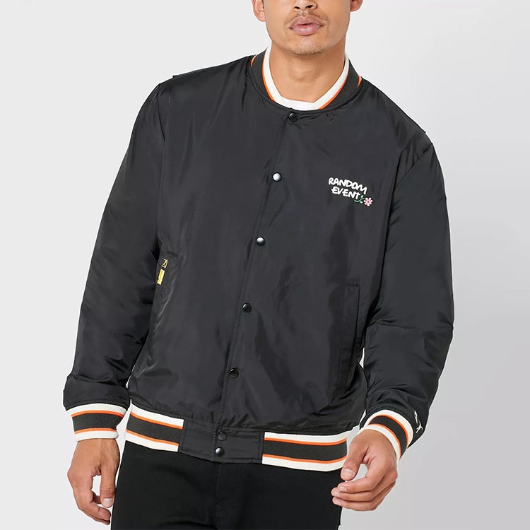 PUMA x Randomevent Bomber Graphic Logo Jacket Black 596661-01 - 3