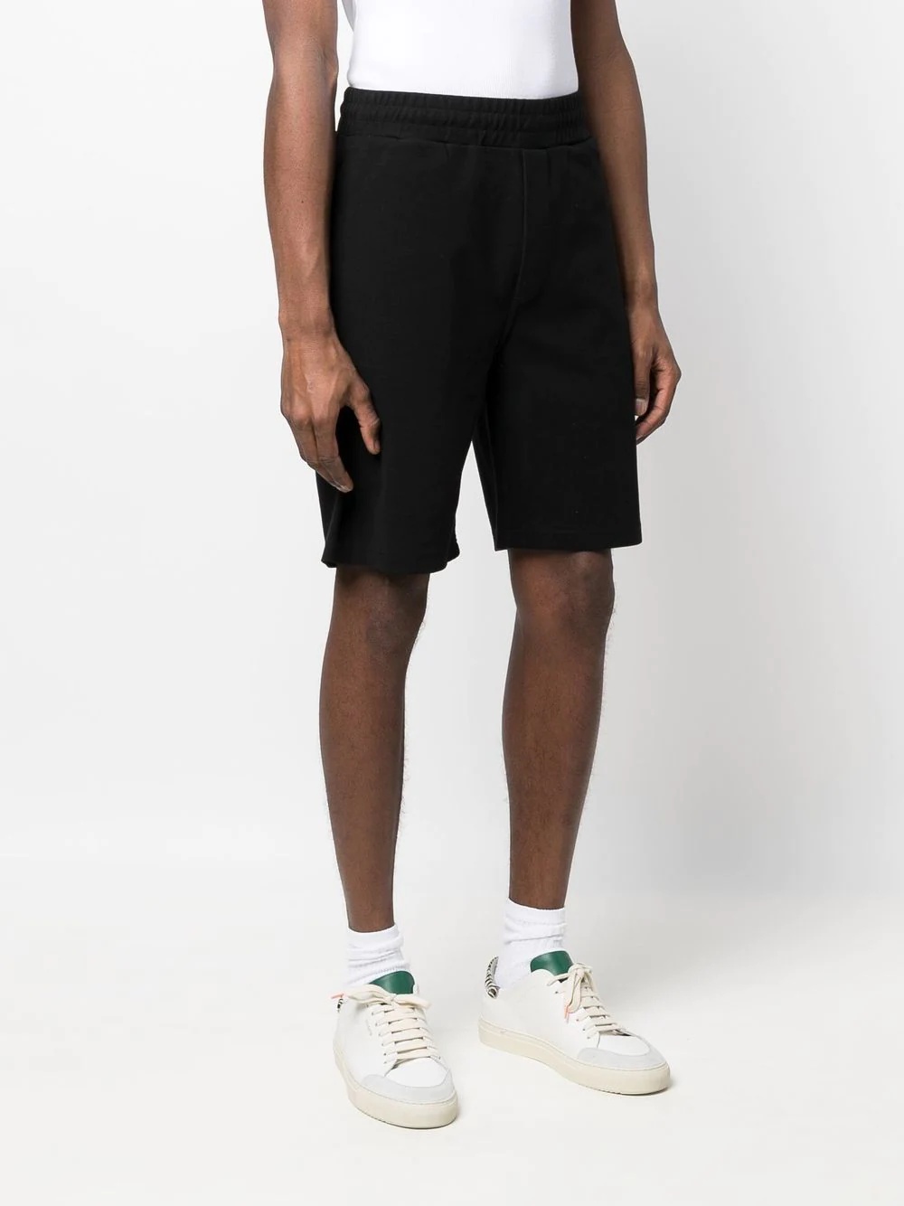 embroidered-logo track shorts - 3