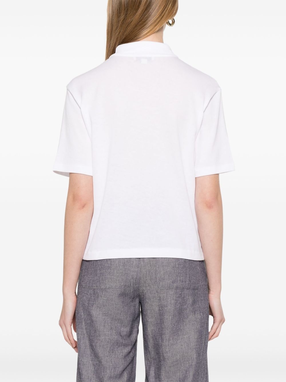 cotton polo top - 4