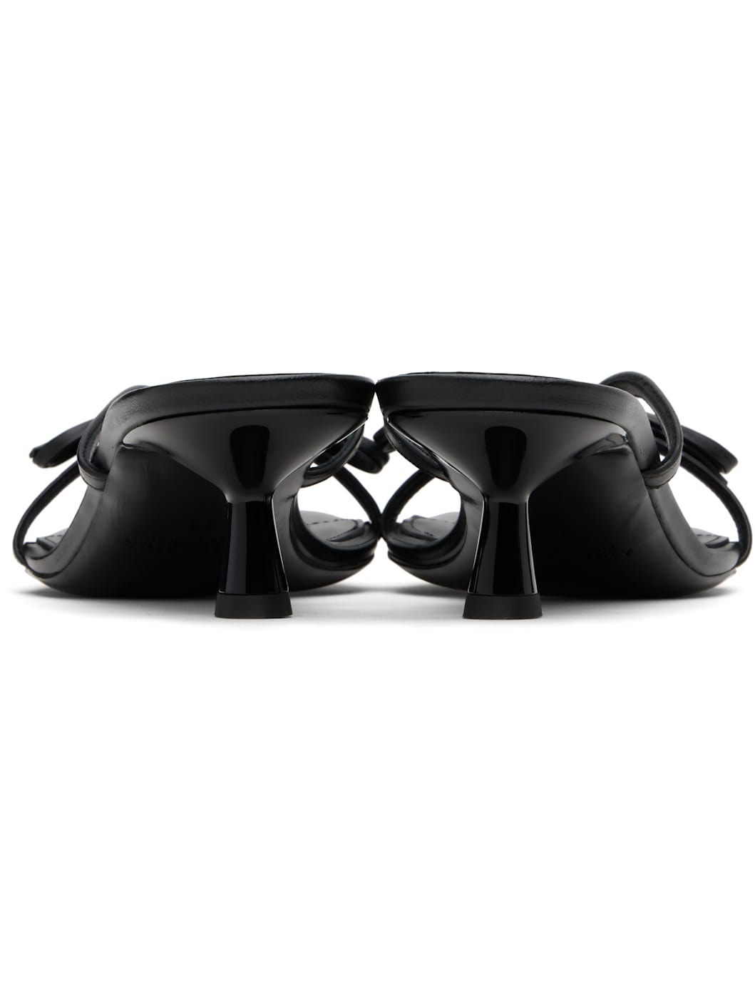 Black Jackie Heeled Sandals - 2