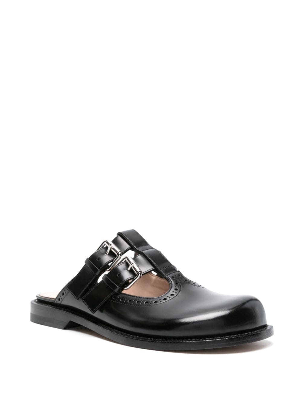 Campo leather Mary Jane mules - 2