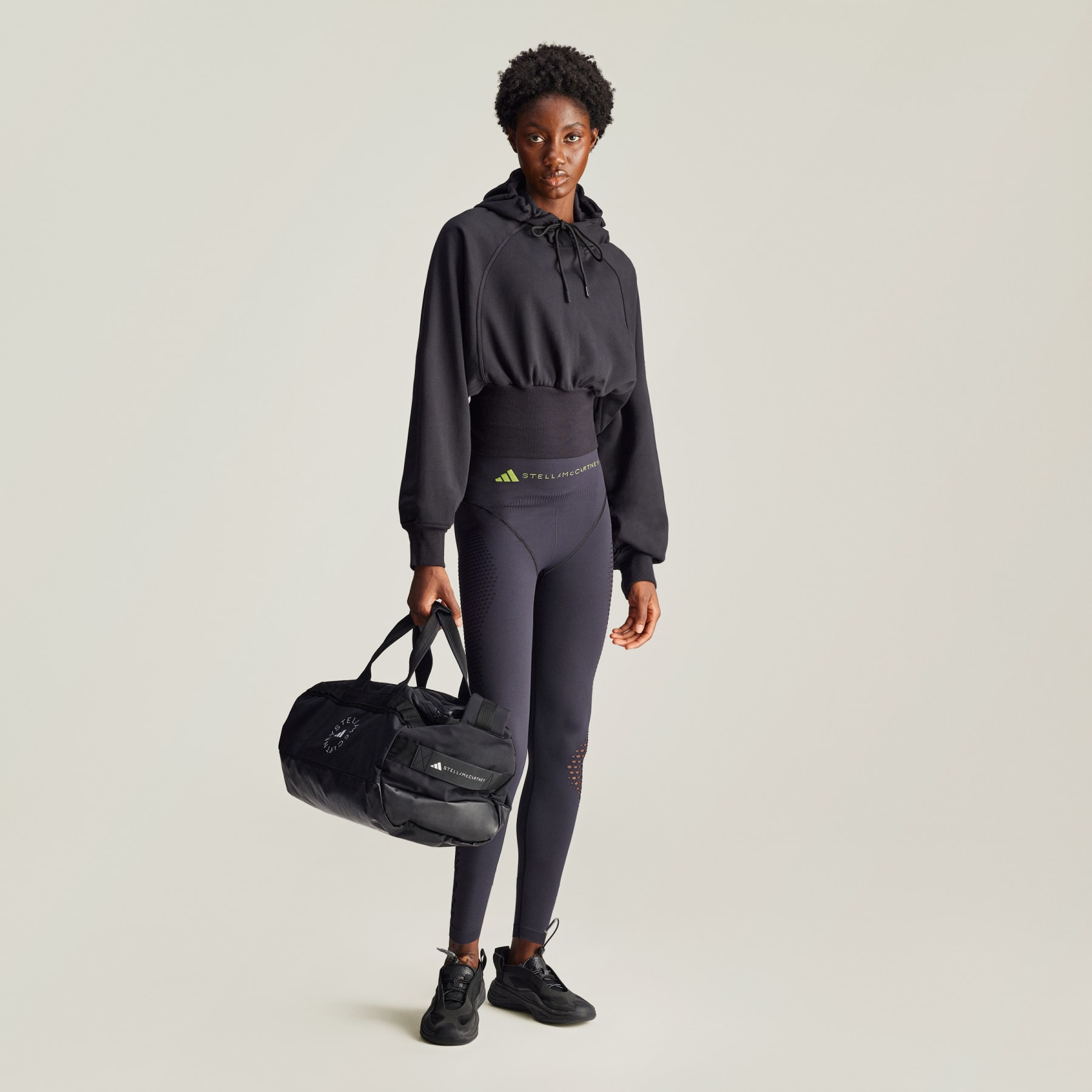 adidas by Stella McCartney Cropped Hoodie - 4