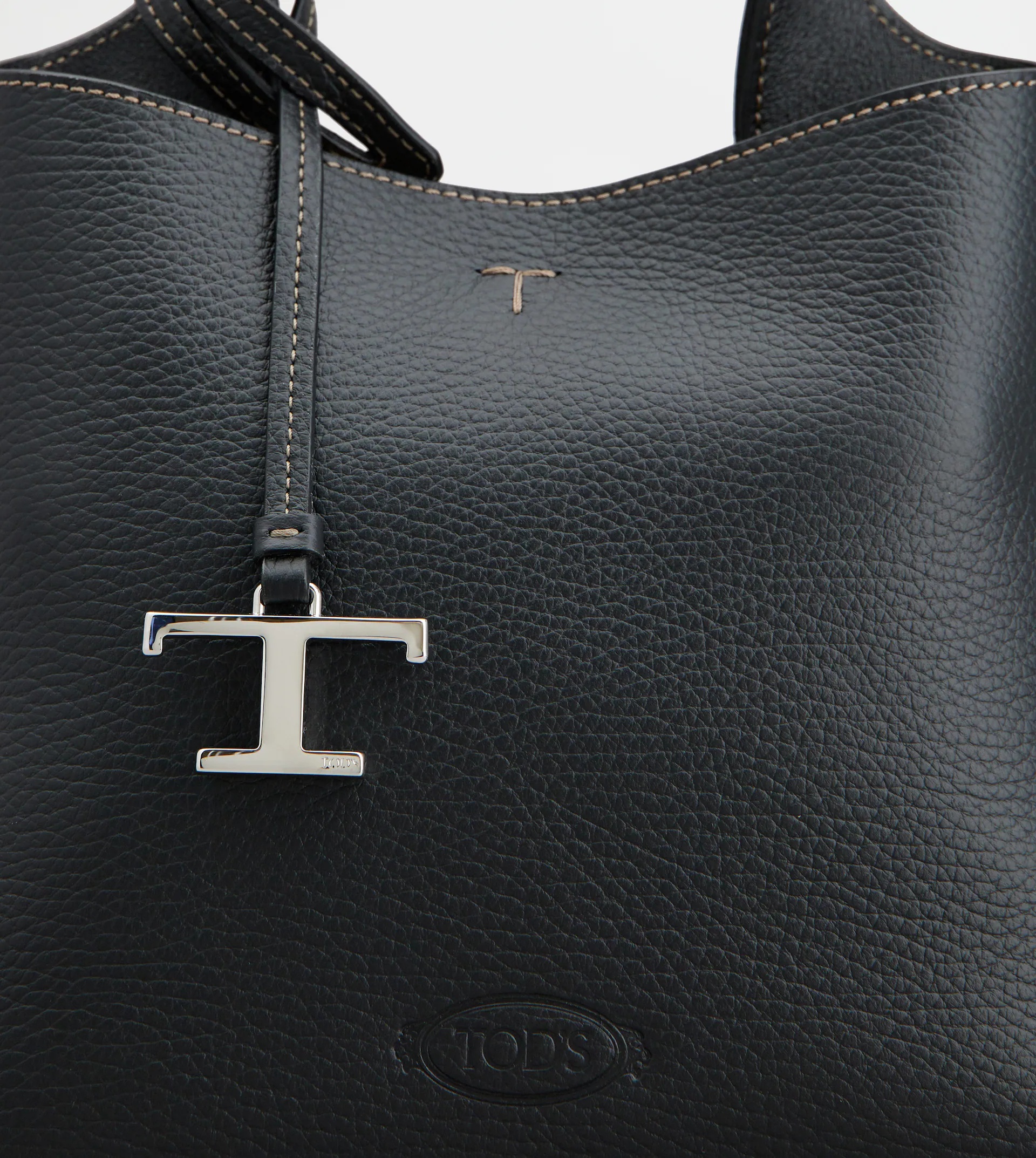 TOD'S BAG IN LEATHER MINI - BLACK - 4