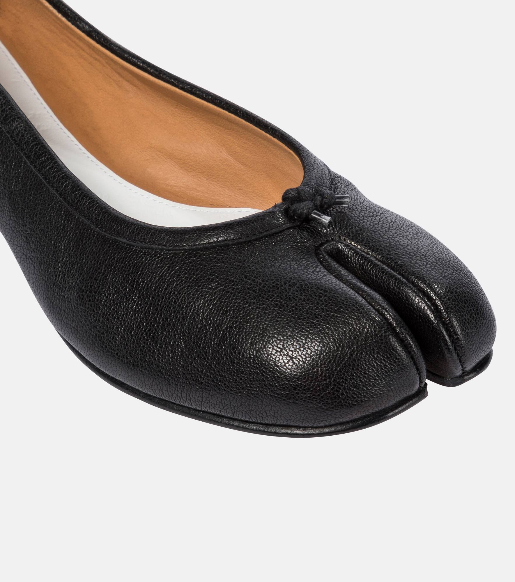 Tabi leather ballet flats - 5