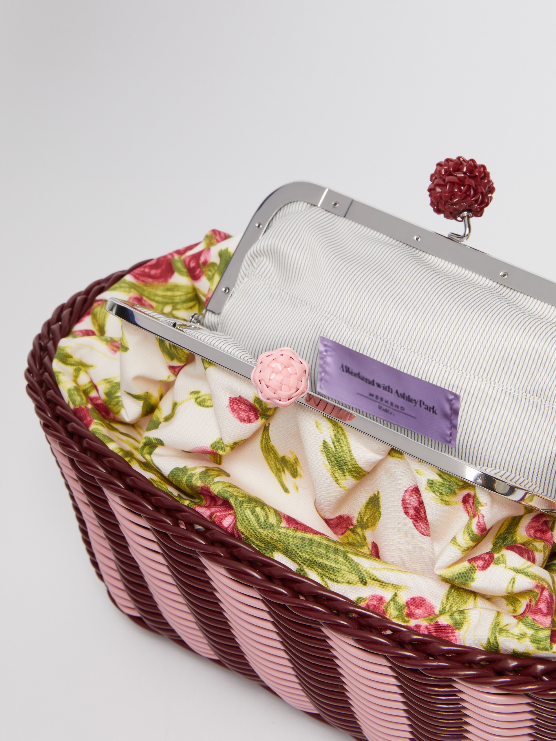 GRANADA Medium Pasticcino Bag in printed canvas - 6