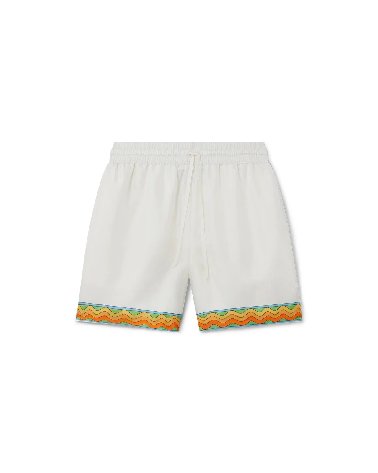 Afro Cubism Tennis Club Silk Shorts - 1