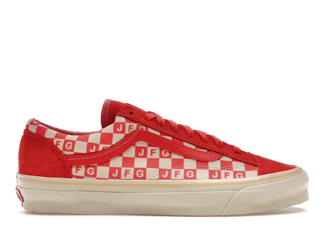 Vans Vault OG Style 36 LX Joe Freshgoods The Honeymoon Stage Red - 1