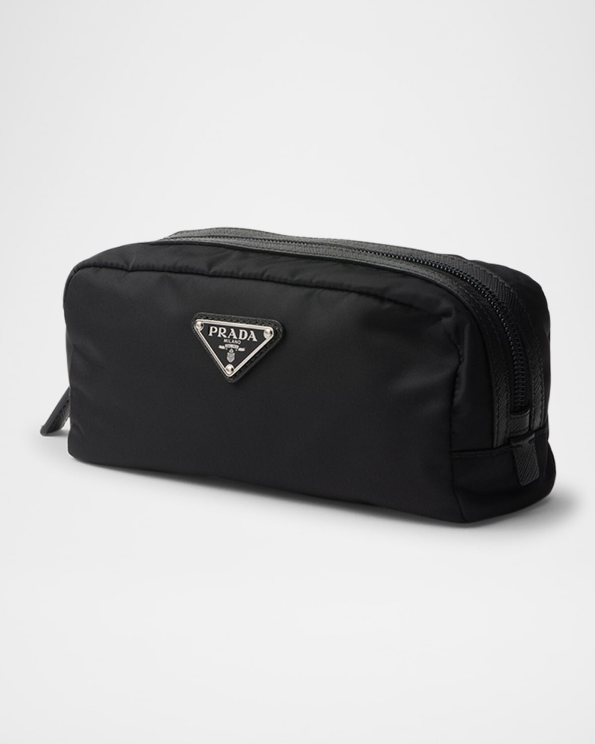 Men's Re-Nylon and Saffiano Leather Travel Pouch - 5