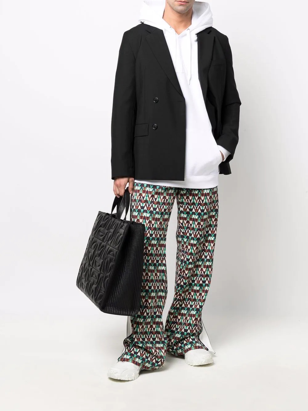 Optical Valentino print track pants - 2