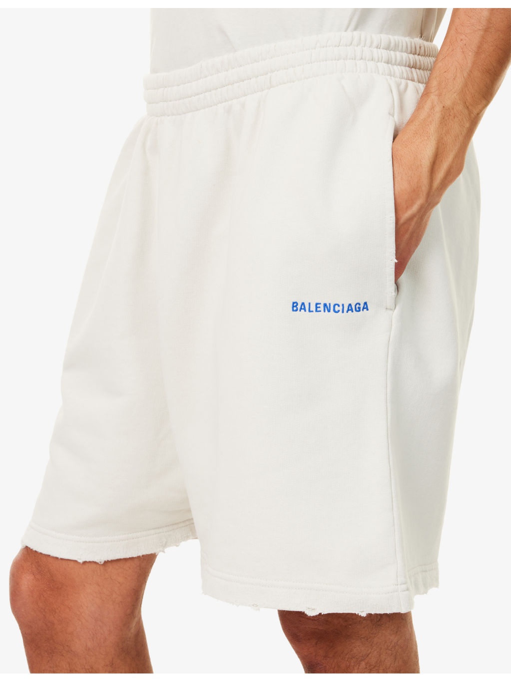 Embroidered-Logo Relaxed-Fit Cotton-Jersey Shorts - 5