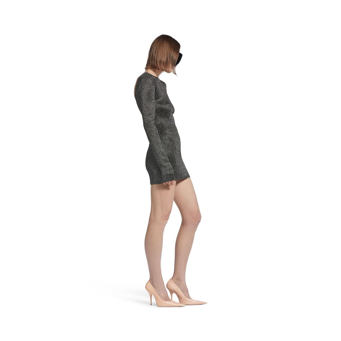Women's Mini Dress in Black - 3