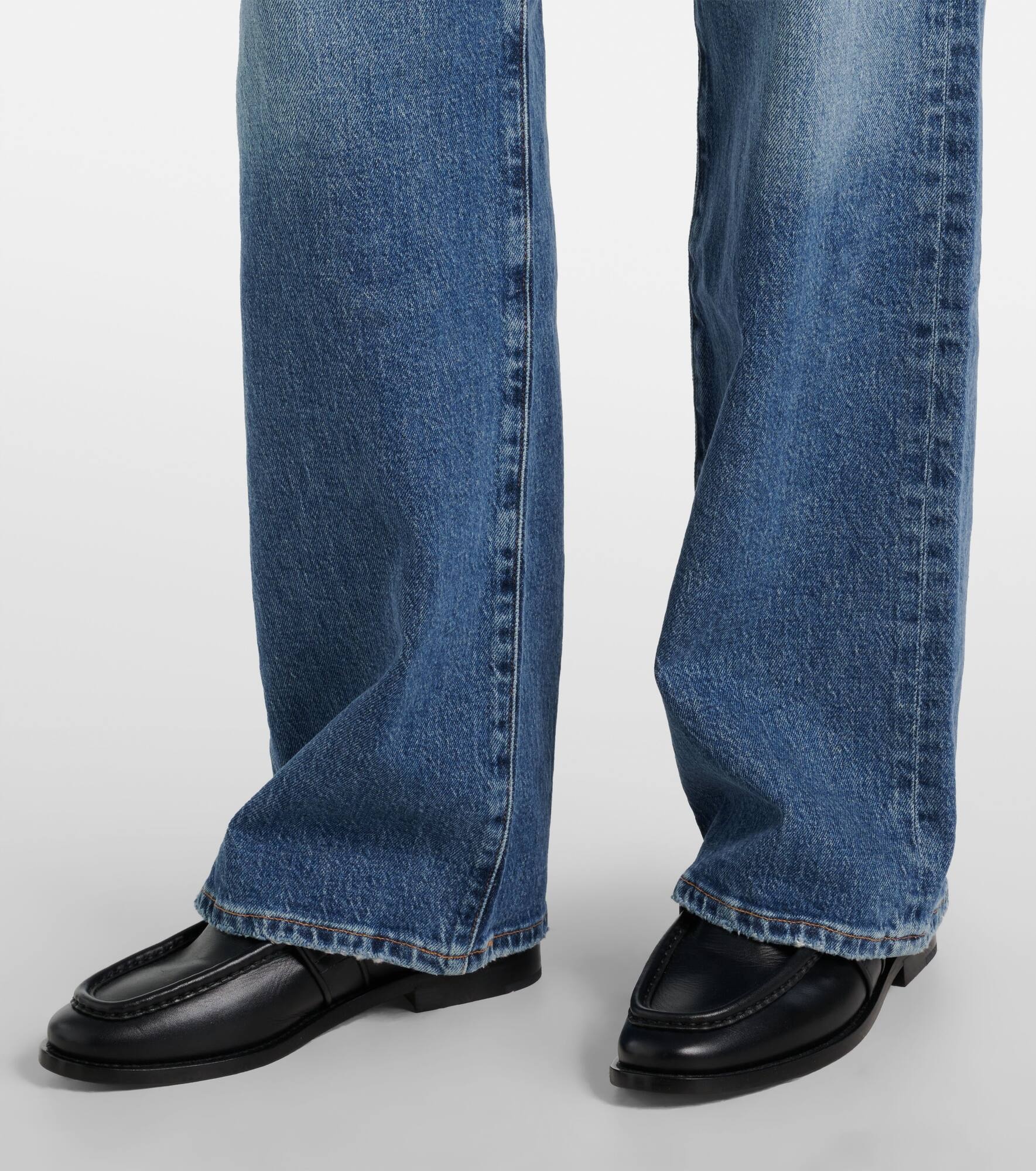 Harper mid-rise wide-leg jeans - 5