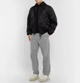 Logo-Print Mélange Loopback Cotton-Jersey Sweatpants - 9