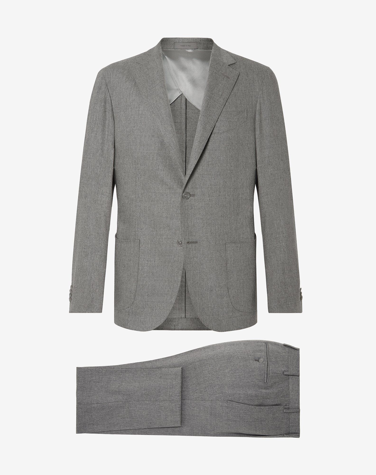 Grey wool and cashmere suit - 1