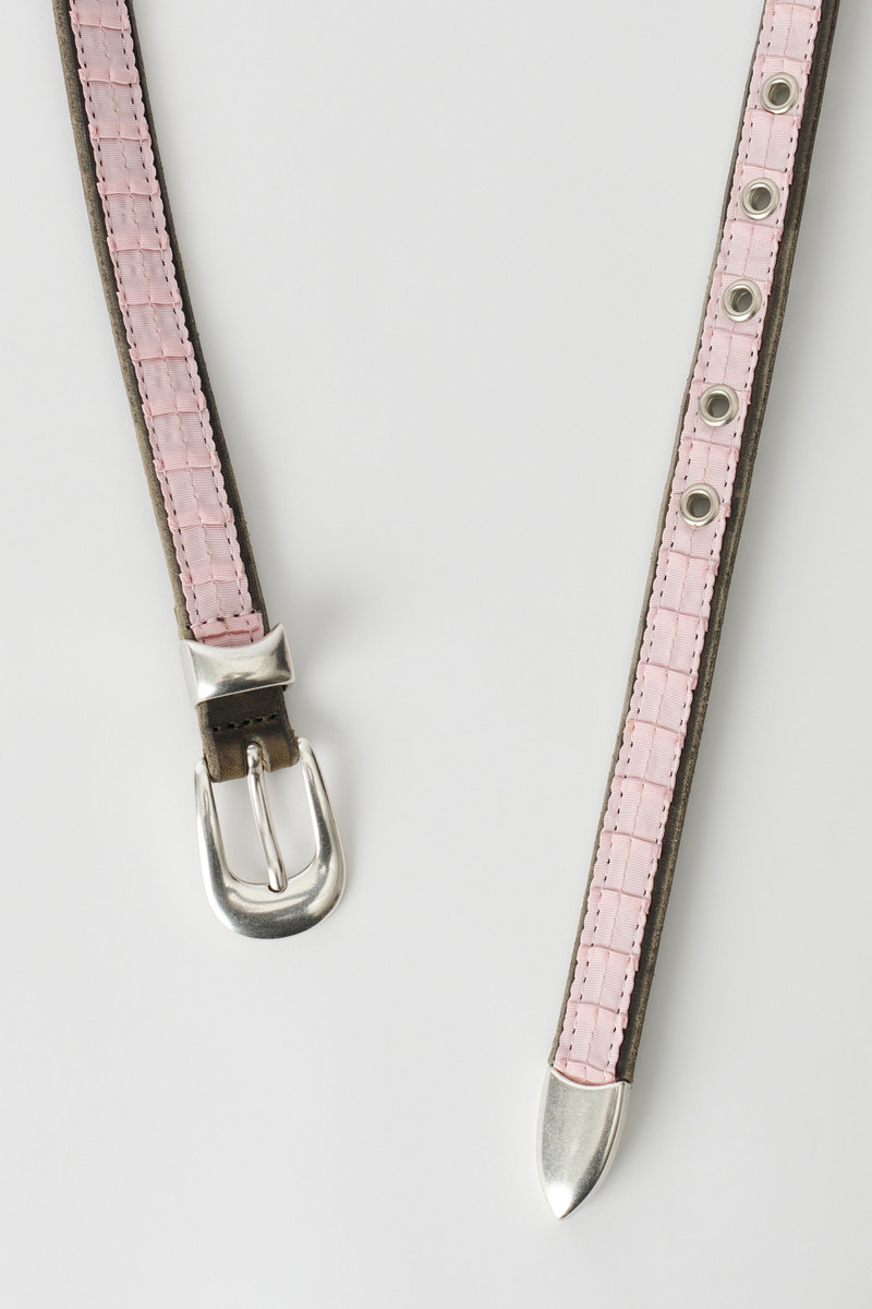 Our Legacy 2 cm Belt Pleated Dusty Pink Ruffles outlook