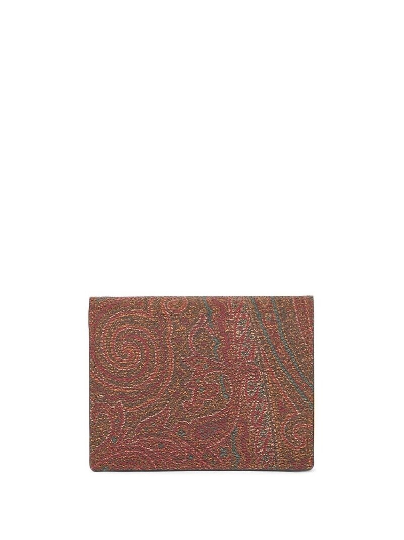 paisley-print wallet - 2