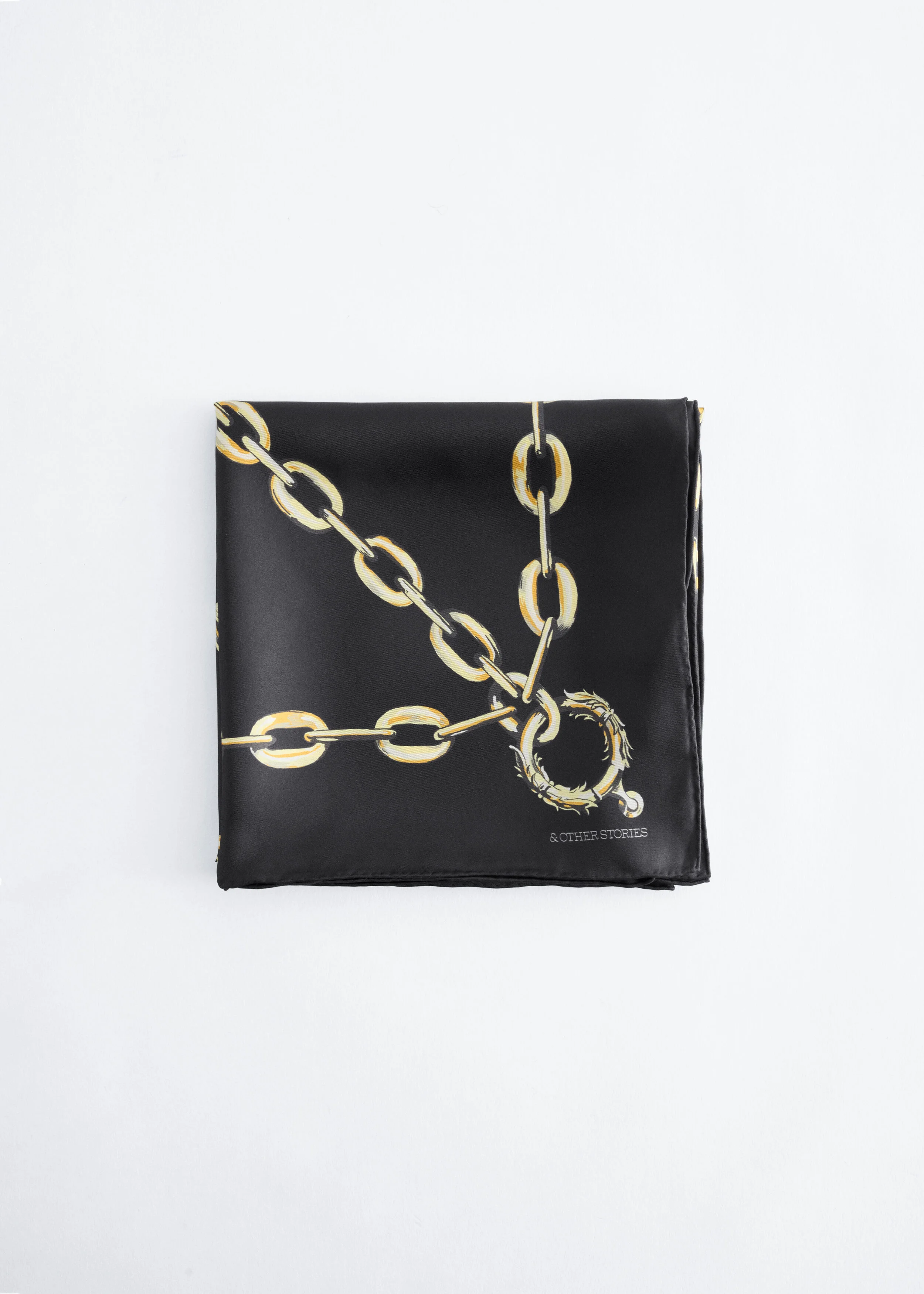 Printed Silk Scarf - 1