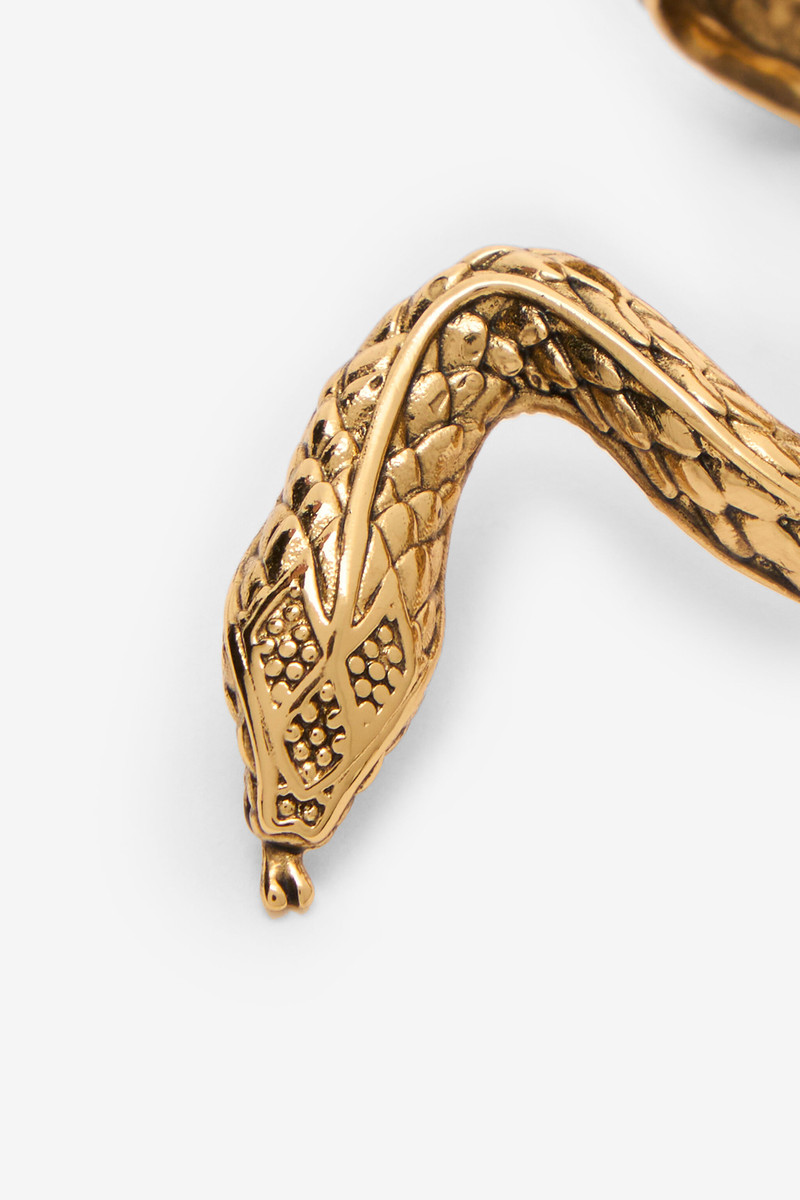 Antique Gold Snake Ring 5