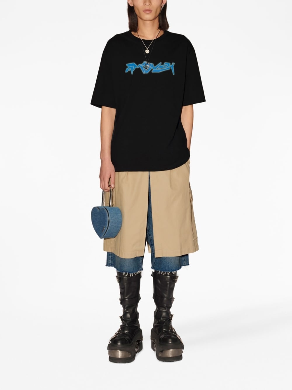 logo-print T-shirt - 2