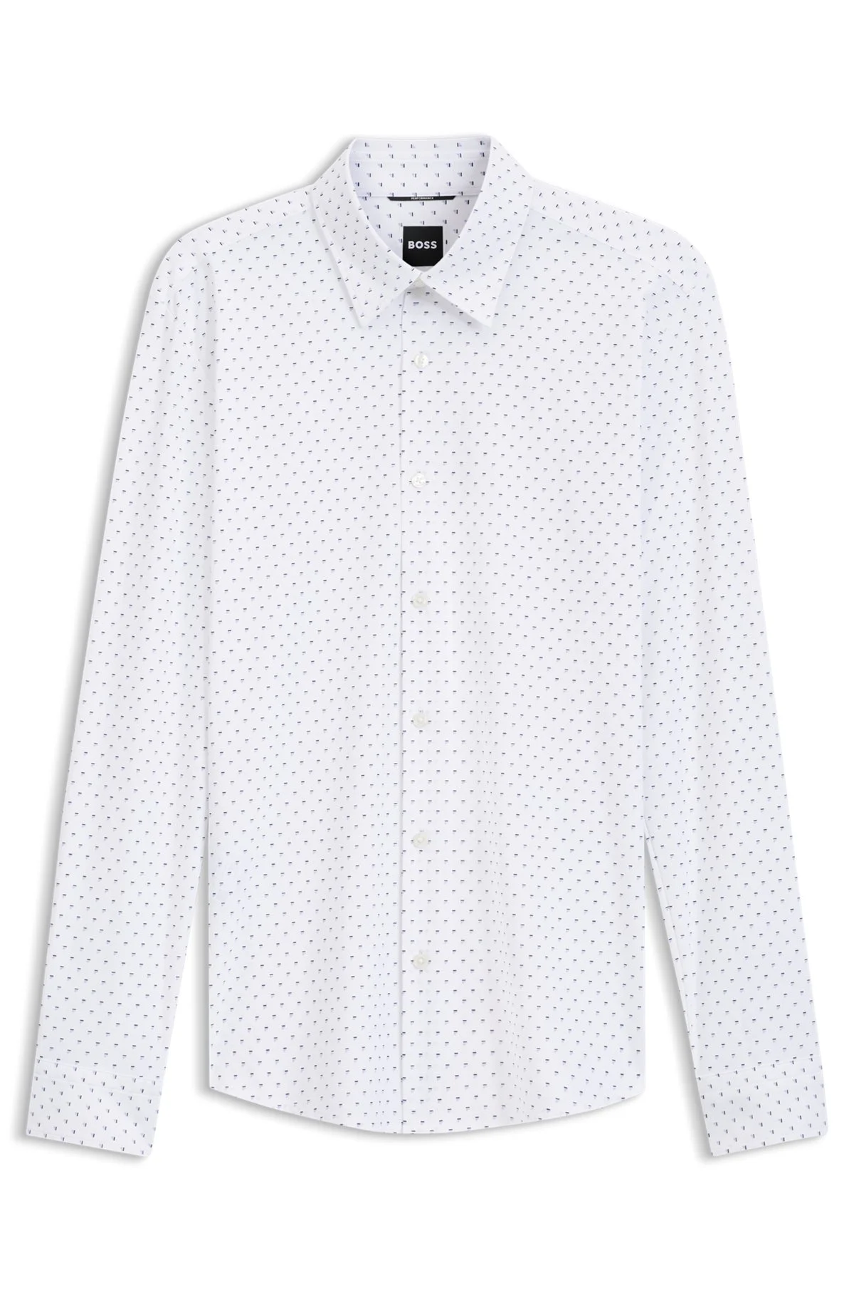 SLIM-FIT PERFORMANCE SHIRT IN STRETCH JERSEY - 1