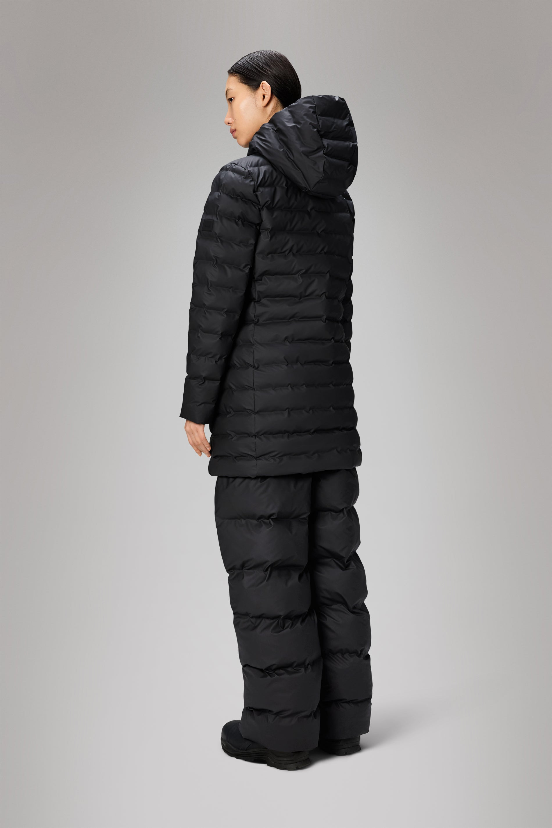 Lohja Long Puffer Curve Jacket - 3