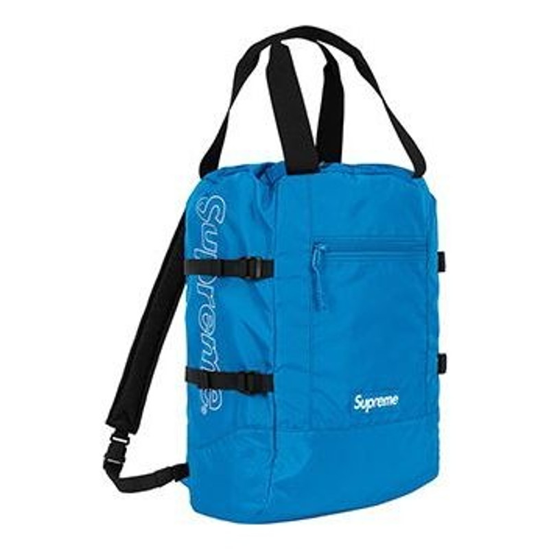 Supreme Supreme Tote Backpack 'Blue Black White' SUP-SS19-916 outlook