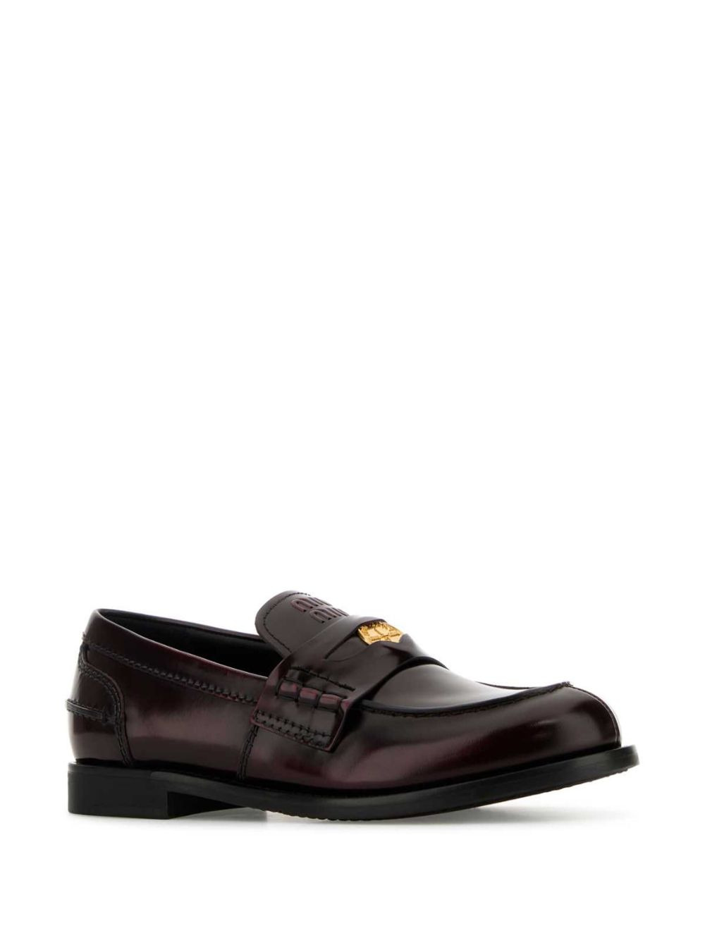 leather penny loafers - 2