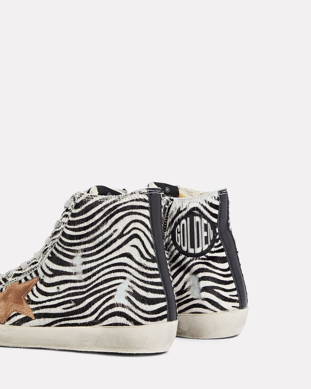 Francy Zebra High-Top Sneakers - 3