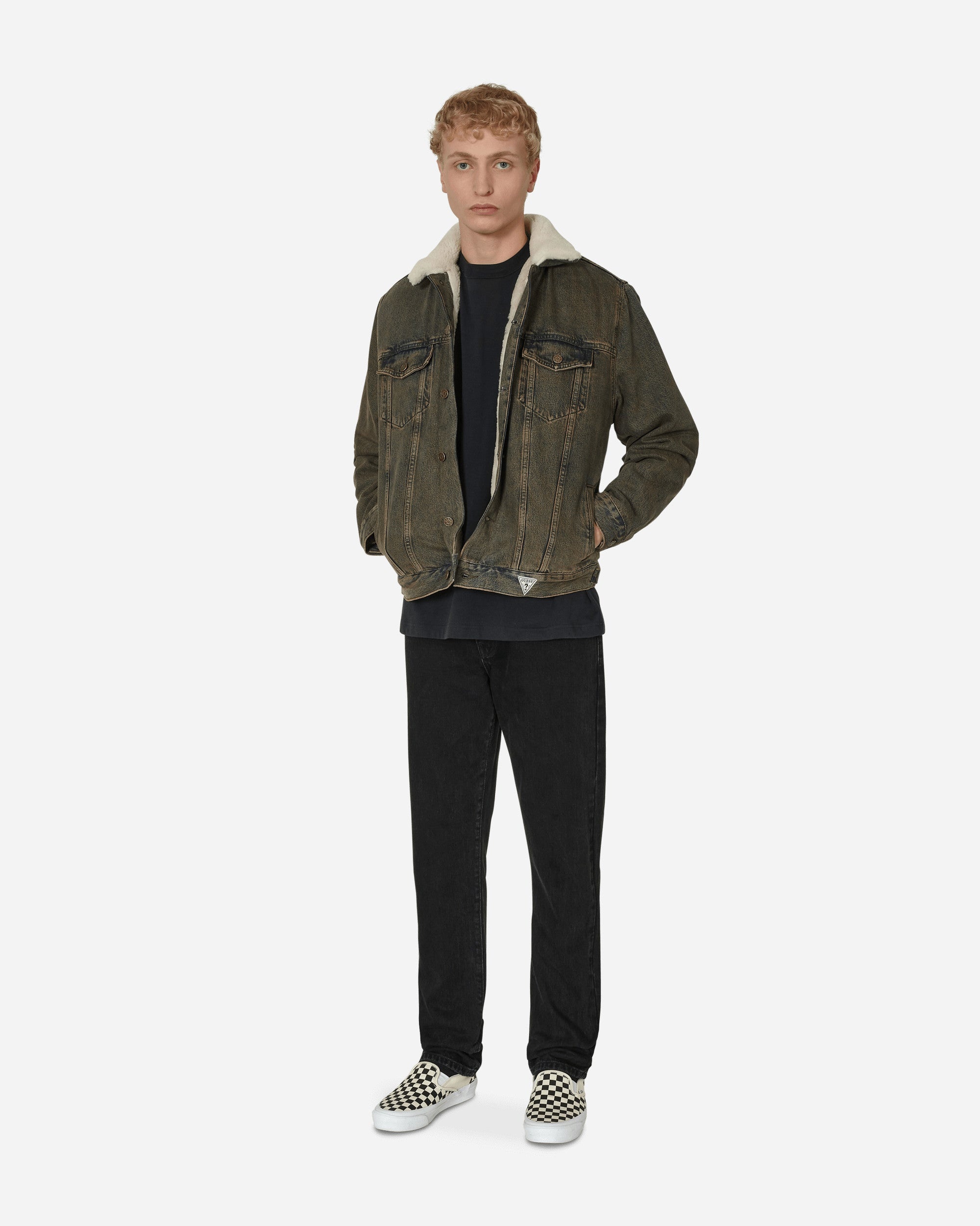Tinted Sherpa Jacket Brown - 4