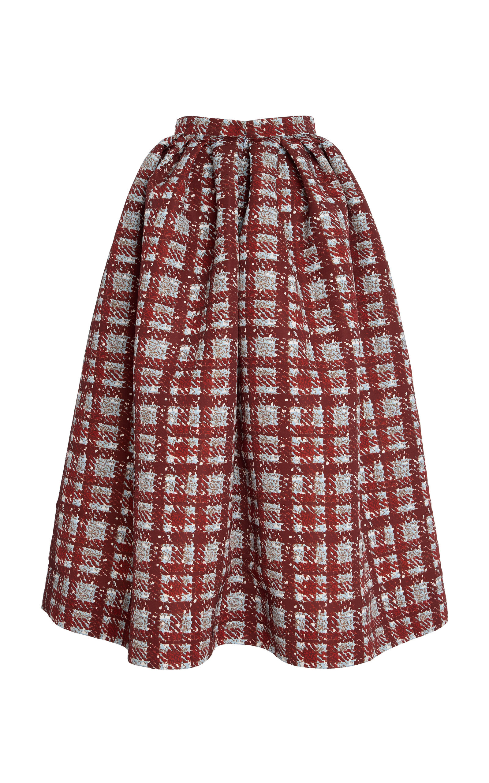 Textured Tartan Maxi Skirt multi - 5
