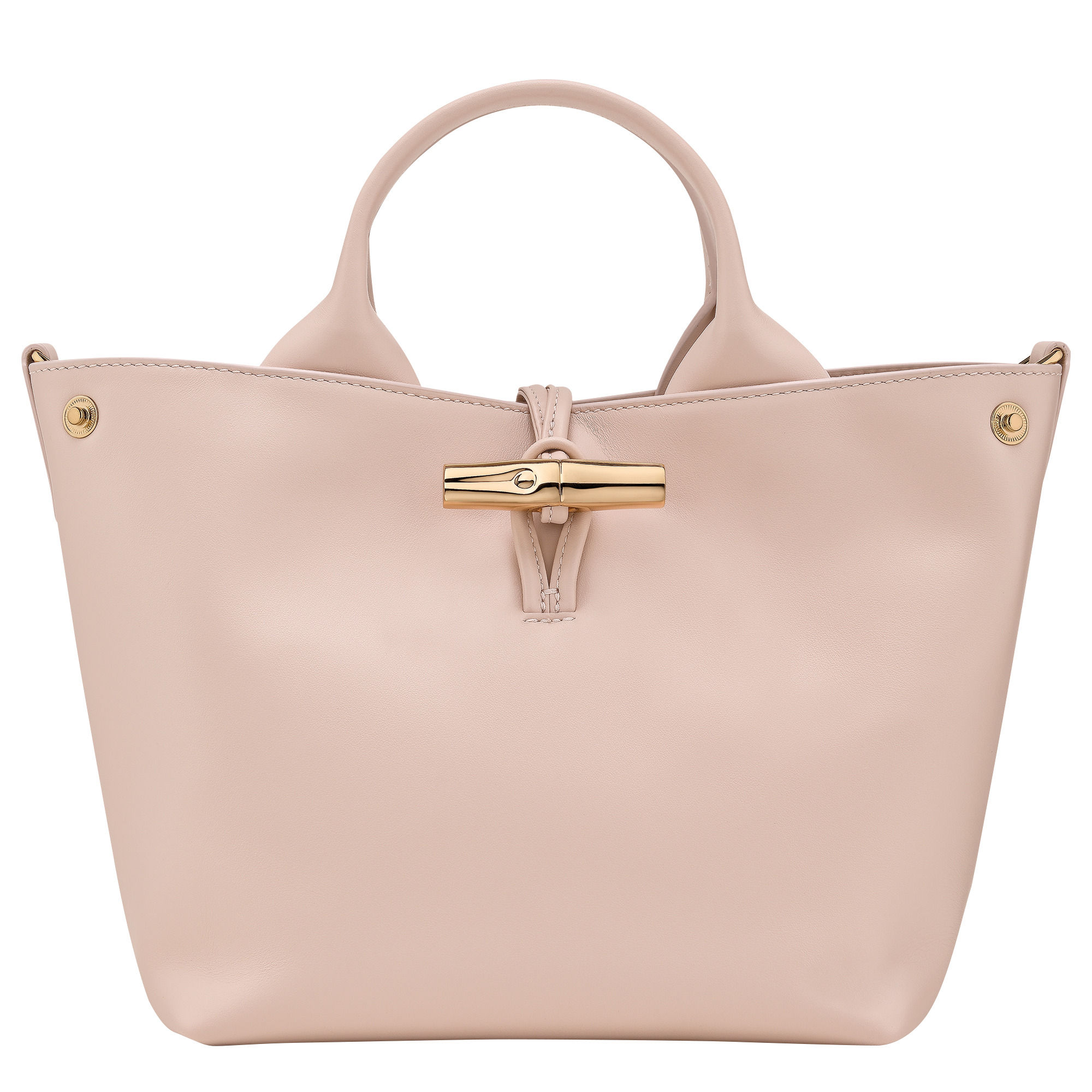 Le Roseau S Handbag Petal Pink - Leather - 5