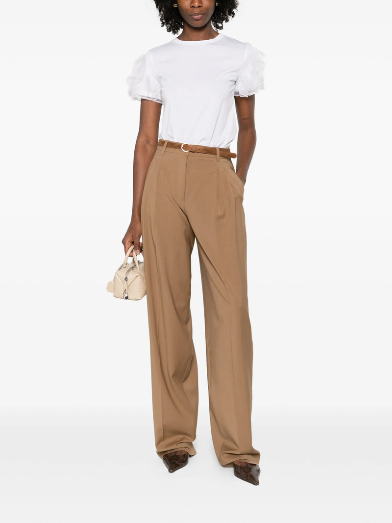 Max Mara Studio Max Mara Studio Ruffled Sleeve T-shirt outlook